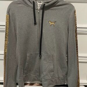 Victoria's Secret Pink Gray Hoodie